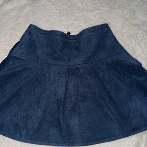 BCBGMaxAzria Blue Velvet skirt